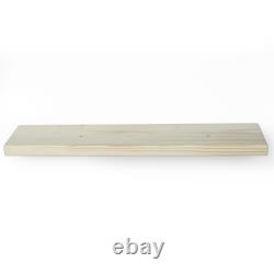 Wooden Floating Scaffold Shelf Industrial Invisible Brackets Display 9 225mm