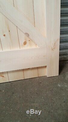 Wooden Garage Doors Heavy Duty Frame, Ledge & Braced 16 Pane Made to size