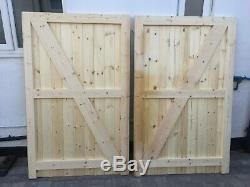 Wooden Garage Doors, Heavy Duty Frame ledge and braced