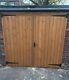 Wooden Garage Doors, Heavy Duty Frame Ledge And Braced, Made To Measure Service