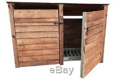 Wooden Log Store Outdoor Garden Shed W-1870m x H-1260mm x D-810mm Heavy Duty