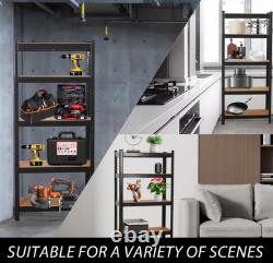 X2 Heavy-Duty Garage Shelving Units 5Tier Racking Metal Storage Shelves Boltless