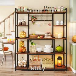 XL Storage Shelf 170cm Tall Heavy Duty Display Rack f Living Room Dining Office