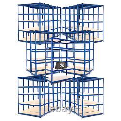 25 x Étagères en Acier Renforcé pour Garage/Abri de Jardin Rangement Métallique 275kg UDL