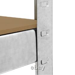 3 Étagères de garage 5 niveaux sans boulons de rangement robuste avec connecteurs de baie GRATUITS