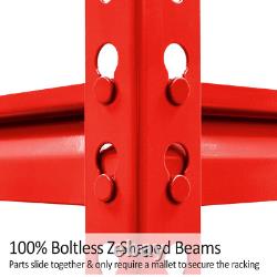 3 Étagères de garage Unité de stockage à 5 niveaux Rangement sans boulons Étagère robuste