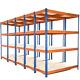 5 X Garage Lourd Étagères De Rangement Racking Bleu & Orange 400kg Udl