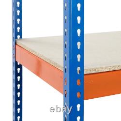 BiGDUG Étagère en Acier à 4 Niveaux Capacité Lourde 1320kg 244h cm Entrepôt