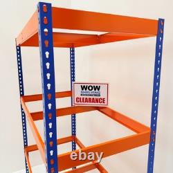 Cadre en métal pour étagères à usage intensif - Cadre uniquement pour garage, atelier ou abri industriel