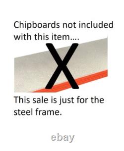 Cadre en métal pour étagères à usage intensif - Cadre uniquement pour garage, atelier ou abri industriel