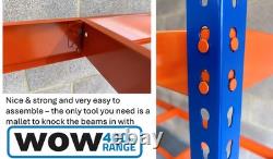 Cadre en métal pour étagères à usage intensif - Cadre uniquement pour garage, atelier ou abri industriel