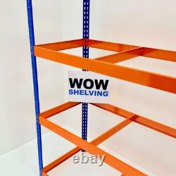 Cadre en métal pour étagères à usage intensif - Cadre uniquement pour garage, atelier ou abri industriel