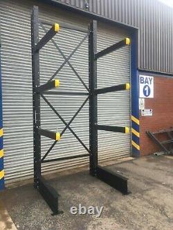 Cantilever Heavy Duty Stockage Racing 4000mm Tall 1000kg Udl Arms Brand Nouveau