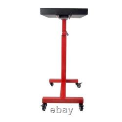 Chariot d'outils de garage ajustable robuste, chariot de station de travail mobile avec étagère de rangement