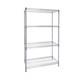 D 14''x L 36'' X H 72-4 &Eacute;tag&egrave;re En Fil Chrom&eacute; 6 Pieds De Hauteur Rangement Haute R&eacute;sistance