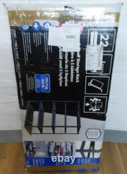 Étagère Gorilla 5 niveaux 6ft x 4ft x 2ft robuste (PRIX SUGGÉRÉ £159) BOÎTE EN MAUVAIS ÉTAT