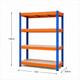 &Eacute;tag&egrave;re &agrave; Rivets Anco Robuste Bleue Et Orange, En Tr&egrave;s Bon &eacute;tat