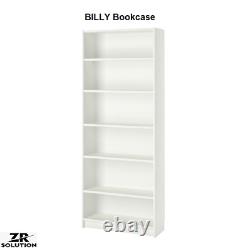 Étagère bibliothèque Billy étagère de rangement unité de rangement étagère blanche robuste 80x28x202 cm