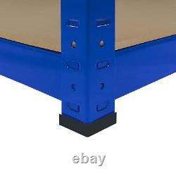 Étagère d'angle 5 niveaux étagère sans boulons étagère de stockage robuste 90 cm