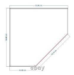 Étagère d'angle de garage sans boulon support en métal robuste à 5 tablettes du Royaume-Uni