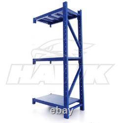 Étagère d'extension pour rayonnage d'entrepôt 300KG Étagère de stockage modulaire robuste ajoutée