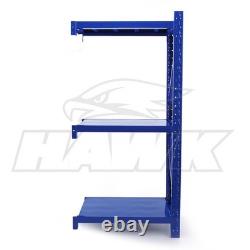 Étagère d'extension pour rayonnage d'entrepôt 300KG Étagère de stockage modulaire robuste ajoutée