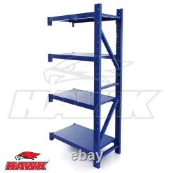 Étagère d'extension pour rayonnage d'entrepôt, rack de stockage modulaire à charge lourde de 180 kg, ajout.