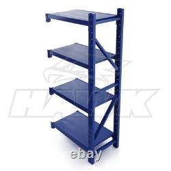 Étagère d'extension pour rayonnage d'entrepôt, rack de stockage modulaire à charge lourde de 180 kg, ajout.