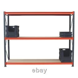 Étagère de garage MegaRack à usage intensif Longspan 2M x 1,8M x 0,6M