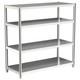 &Eacute;tag&egrave;re De Rangement &agrave; 4 Niveaux, Robuste, Pour Garage, Unit&eacute; De Rayonnage 180x150 Cm
