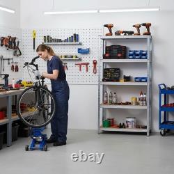 Étagère de rangement à 5 niveaux robuste pour garage, unité de rayonnage de stockage 150x70x30cm