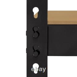 Étagère de rangement en acier sans boulons de 4 niveaux pour garage et entrepôt à usage intensif