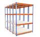Étagère De Rangement Lourde En Acier De 4 étages Pour Garage 2200mmh X 1200mm L X 600mm P