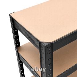 Étagère de rangement robuste en métal avec 1 étagère d'angle pour garage et 2 baies de 700 mm