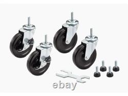 Étagère en fil métallique TRINITY EcoStorage NSF à 6 niveaux, robuste, capacité de 1000 lb, étagère de garage