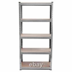 Étagère en métal galvanisé robuste (160 cm x 80 cm x 40 cm) 5 niveaux UKED