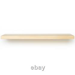 Étagère flottante en bois avec supports invisibles industriels 9 225mm