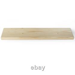 Étagère flottante en bois avec supports invisibles industriels 9 225mm