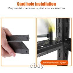 Étagère métallique à 5 niveaux pour rangement, étagères de garage, entrepôt, abri UK