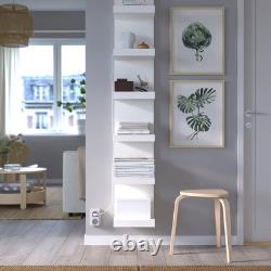 Étagère murale IKEA LACK unité de rangement vertical blanche 30x190cm durable et robuste