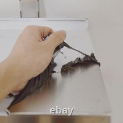 Étagère murale en acier inoxydable lourd 100x30cm pour cuisine commerciale