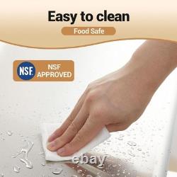 Étagère murale flottante en acier inoxydable, étagère murale commerciale robuste.