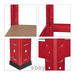 Étagère robuste Système d'étagères modulaires Organisateur 5 niveaux Ajustable