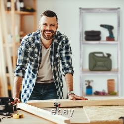 Étagère robuste solution de stockage d'atelier 5 étagères capacité 500 kg