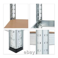 Étagère robuste solution de stockage d'atelier 5 étagères capacité 500 kg
