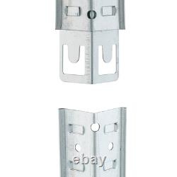 Étagère robuste solution de stockage d'atelier 5 étagères capacité 500 kg