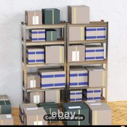 Étagère sans boulon robuste 1x 5 niveaux pour la maison, le entrepôt, l'affichage en magasin, le garage