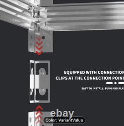 Étagère sans boulon robuste 1x 5 niveaux pour la maison, le entrepôt, l'affichage en magasin, le garage