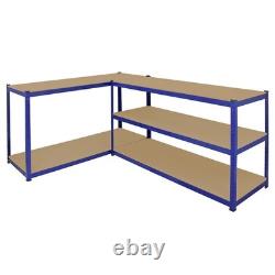 Étagères de garage 5 niveaux étagères de rangement sans boulons étagères de stockage robustes 160 cm