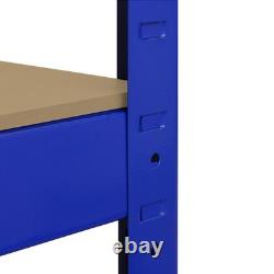 Étagères de garage 5 niveaux étagères de rangement sans boulons étagères de stockage robustes 160 cm